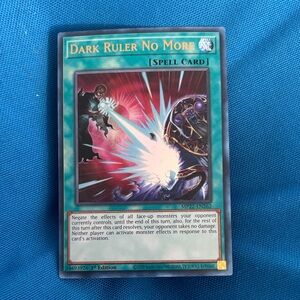 Yugioh Card Dark Ruler No More Spell Card 1st Edition 2020 Shiny NWOTS
